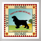 Cocker Spaniel Poster (Voorkant)