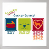 Cocker Spaniel Poster (Voorkant)