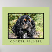 Cocker Spaniel Print (Voorkant)