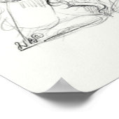 Cocker Spaniel Print | Schets kunst (Hoek)