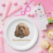 Cocker Spaniel-producten Papieren Bordje (Feest)