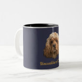 Cocker Spaniel-producten Tweekleurige Koffiemok (Voorkant links)