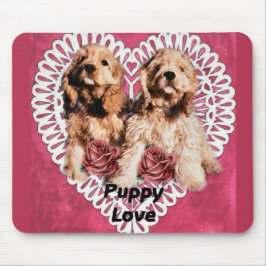 Cocker Spaniel Puppies Valentijns Muismat