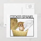 Cocker Spaniel Puppy! Briefkaart (Voorkant / Achterkant)
