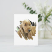 Cocker Spaniel Puppy Dog Briefkaart (Staand voorkant)