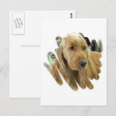 Cocker Spaniel Puppy Dog Briefkaart (Voorkant / Achterkant)