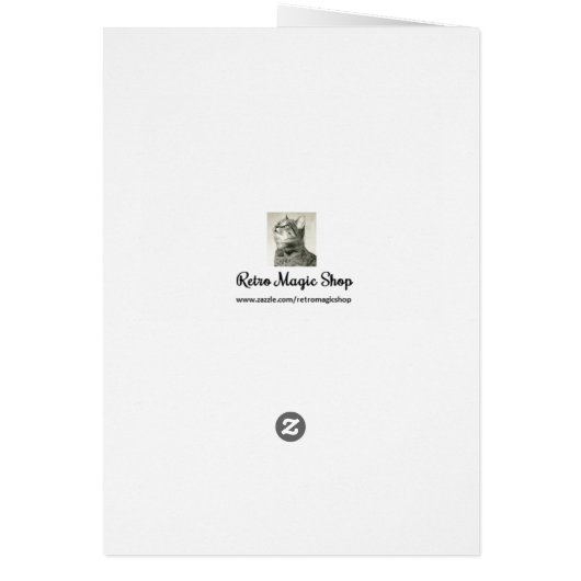  Cocker Spaniel Puppy Gift Kaart (Achterkant)