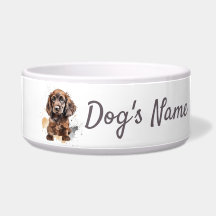 Cocker Spaniel puppy Keramische Pet Bowl