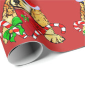 Cocker Spaniel Puppy Kerstmis Cadeaupapier (Rol Hoek)