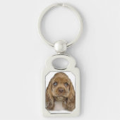 Cocker Spaniel Puppy Sleutelhanger (Voorkant)