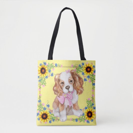 Cocker Spaniel Puppy Tote Bag (Voorkant)