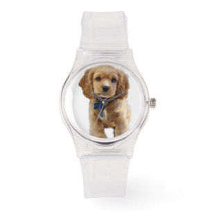 Cocker spaniel puppy watch horloge