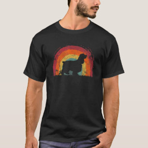 Cocker Spaniel Rainbow Dog Mannen Vrouwen T-shirt