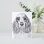 Cocker Spaniel Red White Briefkaart (Staand voorkant)
