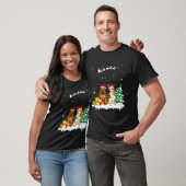Cocker Spaniel Reindeer Xmas Light Kerstmis Ornam T-shirt (Unisex)