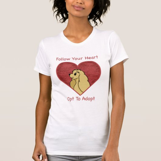 Cocker Spaniel Rescue T-shirt (Voorkant)