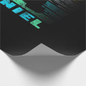 Cocker Spaniel | Retro Black Cocker Spaniel Cadeaupapier (Hoek)