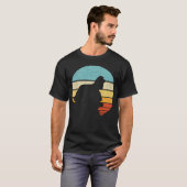 Cocker Spaniel Retro Hondenpuppy Eigenaar T-shirt (Voorkant volledig)