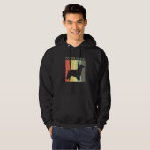 Cocker Spaniel Retro stijl Hoodie (Voorkant volledig)