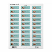 Cocker Spaniel Return Address Labels (Full Sheet)