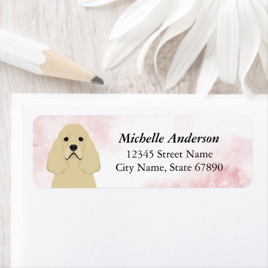 Cocker Spaniel Return Address Labels (Insitu)
