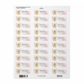 Cocker Spaniel Return Address Labels (Full Sheet)