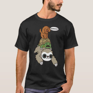 Cocker Spaniel Riding Slote Tortoise Dog T-shirt