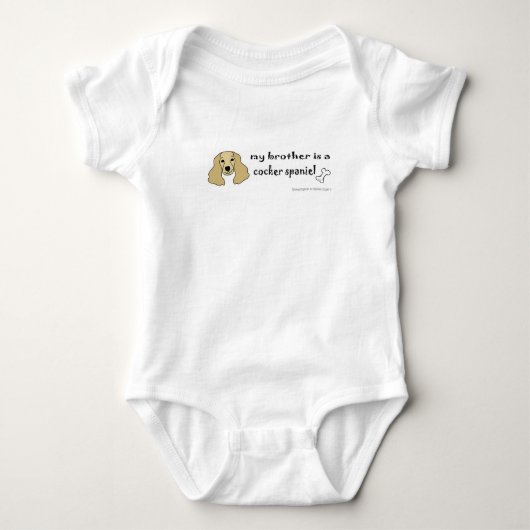 cocker spaniel romper (Voorkant)
