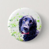 Cocker Spaniel Ronde Button 5,7 Cm (Voorkant)