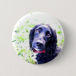 Cocker Spaniel Ronde Button 5,7 Cm
