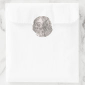 Cocker Spaniel Ronde Sticker (Tas)