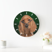 Cocker Spaniel Round Wall Clock Grote Klok (Huis)