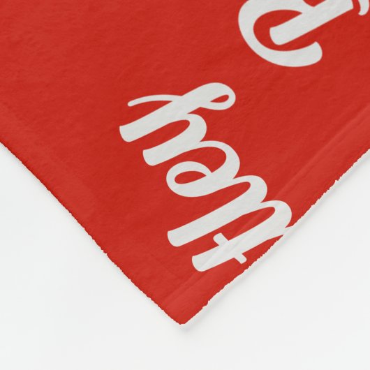 Cocker Spaniel Santa Dog Aangepaste naam Kerstmis Fleece Deken (Hoek)