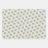 Cocker Spaniel Schilderen Buff Gold Originele Hond Inpakpapier Vel (Voorkant)