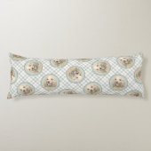 Cocker Spaniel Schilderen Buff Gold Originele Hond Lichaamskussen (Voorkant)