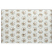 Cocker Spaniel Schilderen Buff Gold Originele Hond Stof (Fat Quarter)