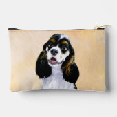 Cocker Spaniel Schilderen Parti Tan Originele Hond Etui (Achterkant)