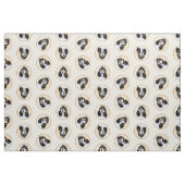Cocker Spaniel Schilderen Parti Tan Originele Hond Stof (Fat Quarter)