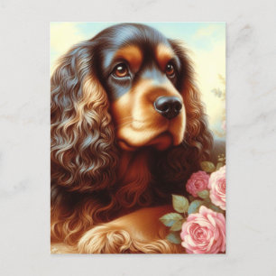  Cocker Spaniel Schilderij Briefkaart