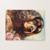  Cocker Spaniel Schilderij Legpuzzel (Horizontaal)