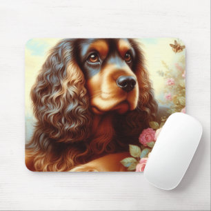 Cocker Spaniel Schilderij Muismat