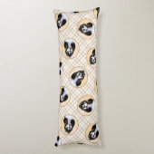 Cocker Spaniel Schilderij Parti Tan Originele Hond Lichaamskussen (Achterkant (Verticaal))
