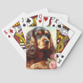 Cocker Spaniel Schilderij Pokerkaarten (Achterkant)
