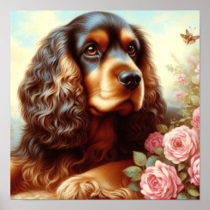  Cocker Spaniel Schilderij Poster
