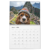 Cocker Spaniel Selfie Tour - 2026 Travel Calendar Kalender (Mar 2026)