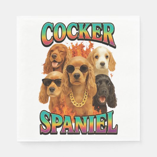 Cocker Spaniel  Servet (Voorkant)