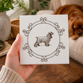 Cocker Spaniel Sierkeramiek Tegel Tegeltje