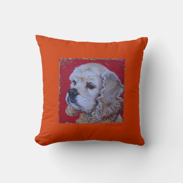 Cocker Spaniel Sierkussen (Voorkant)