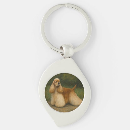 Cocker Spaniel Sleutelhanger (Voorkant)
