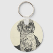 Cocker Spaniel Sleutelhanger (Voorkant)